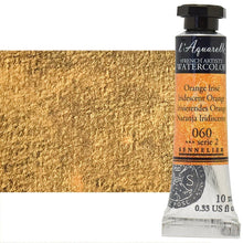 Cargar imagen en el visor de la galería, Acuarela L'Aquarelle Sennelier 10 ml 060 Naranja Irisdiscente S2