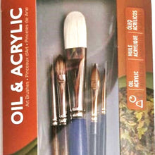 Cargar imagen en el visor de la galería, Set pinceles Esenciales Alejandro Barrón Silver Brush