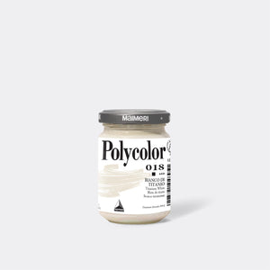 Acrílico Polycolor 140 ml Blanco Titanio 018