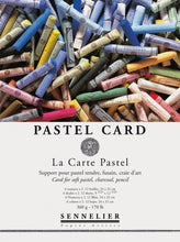 Cargar imagen en el visor de la galería, Block Pastel Card pad (24 x 32 cm - 9,5" x 12,5") Sennelier 360 gr Colores Surtidos