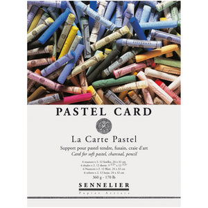 Block Pastel Card pad (24 x 32 cm - 9,5" x 12,5")  Sennelier 360 gr Colores Surtidos