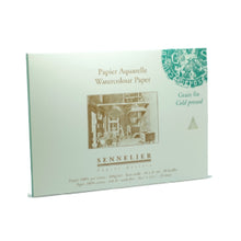 Cargar imagen en el visor de la galería, Block de Papel Sennelier Aquarelle Grano Fino  300 grs/m²  (41 x 31 cms)