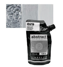 Cargar imagen en el visor de la galería, Acrílico Abstract Sennelier 029 Plata iridescente Pouch 120 ml