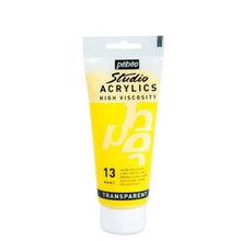 Cargar imagen en el visor de la galería, Acrílico Pébéo 100 ml 13/ Amarillo Azo Claro