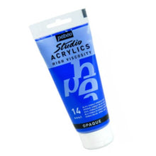 Cargar imagen en el visor de la galería, Acrílico Pébéo 100 ml 14 / Azul Cobalto Opaco Hue