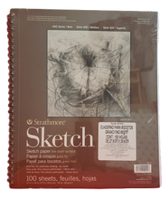 Cargar imagen en el visor de la galería, Block Strathmore Sketch Serie 400 11 x 14 in  (27.9 x 35.6 cms)
