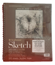 Cargar imagen en el visor de la galería, Block Strathmore Sketch Serie 400 11 x 14 in (27.9 x 35.6 cms)