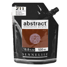 Cargar imagen en el visor de la galería, Acrílico Abstract Sennelier 211 Tierra Siena Tostada Pouch 500 ml
