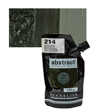 Cargar imagen en el visor de la galería, Acrílico Abstract Sennelier 214 Tierra Verde Quemado Pouch 120 ml