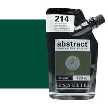 Cargar imagen en el visor de la galería, Acrílico Abstract Sennelier 214 Tierra Verde Quemado Pouch 120 ml