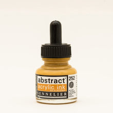 Cargar imagen en el visor de la galería, Tinta Acrílica Abstract Sennelier 252 Ocre Amarillo 30 ml