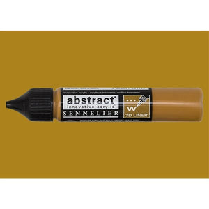 Acrílico Abstract  3D Liners Sennelier 252 Ocre Amarillo 27 ml