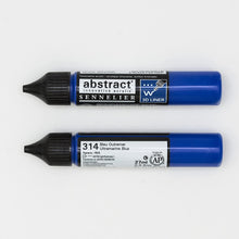 Cargar imagen en el visor de la galería, Acrílico Abstract 3D Liners Sennelier 314 Azul Ultramar 27 ml