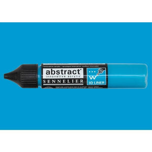 Acrílico Abstract  3D Liners Sennelier 320 Azul Celeste 27 ml