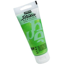 Cargar imagen en el visor de la galería, Acrílico Pébéo 100 ml 359 / Verde Amarillo Iridiscente