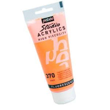 Cargar imagen en el visor de la galería, Acrílico Pébéo 100 ml 370 / Naranja Fluorescente