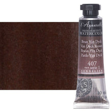 Cargar imagen en el visor de la galería, Acuarela L'Aquarelle Sennelier 10 ml 407 Pardo Van Dyck S1