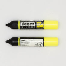 Cargar imagen en el visor de la galería, Acrílico Abstract  3D Liners Sennelier 502 Amarillo Fluorescente27 ml
