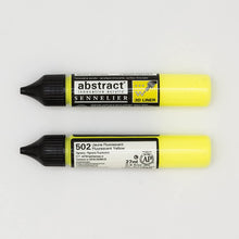 Cargar imagen en el visor de la galería, Acrílico Abstract  3D Liners Sennelier 502 Amarillo Fluorescente27 ml