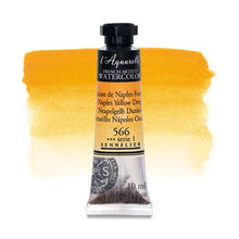Cargar imagen en el visor de la galería, Acuarela L'Aquarelle Sennelier 10 ml 566 Amarillo Nápoles Oscuro S1