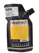 Cargar imagen en el visor de la galería, Acrílico Abstract Sennelier 566 Amarillo Nàpoles oscuro Pouch 120 ml