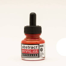 Cargar imagen en el visor de la galería, Tinta Acrílica Abstract Sennelier 606 Rojo cadmio oscuro imitación 30 ml