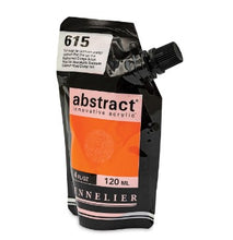 Cargar imagen en el visor de la galería, Acrílico Abstract Sennelier 615 Rojo cadmio Anaranjado imitación Pouch 120 ml