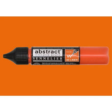 Cargar imagen en el visor de la galería, Acrílico Abstract  3D Liners Sennelier 615 Rojo cadmio Anaranjado imitación 27 ml