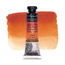 Cargar imagen en el visor de la galería, Acuarela L'Aquarelle Sennelier 10 ml 645 Naranja de China S3
