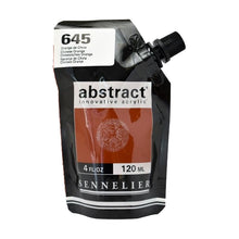 Cargar imagen en el visor de la galería, Acrílico Abstract Sennelier 645 Naranja de China Pouch 120 ml