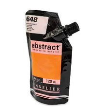 Cargar imagen en el visor de la galería, Acrílico Abstract Sennelier 648 Anaranjado Fluo Pouch 120 ml