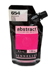 Cargar imagen en el visor de la galería, Acrílico Abstract Sennelier 654 Rosa Fluo Pouch 120 ml