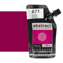 Cargar imagen en el visor de la galería, Acrílico Abstract Sennelier 671 Magenta oscuro Pouch 120 ml