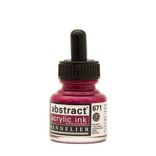 Cargar imagen en el visor de la galería, Tinta Acrílica Abstract Sennelier 671 Magenta Oscuro 30 ml