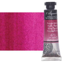 Cargar imagen en el visor de la galería, Acuarela L'Aquarelle Sennelier 10 ml 671 Púrpura Helios S3