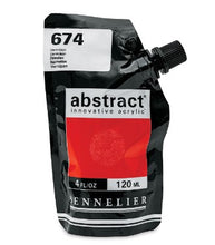 Cargar imagen en el visor de la galería, Acrílico Abstract Sennelier 674 Bermellón Pouch 120 ml