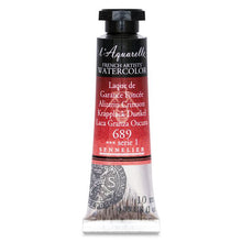 Cargar imagen en el visor de la galería, Acuarela L'Aquarelle Sennelier 10 ml 689 Alizarin Crimson S1
