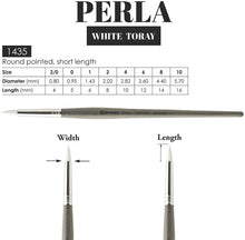 Cargar imagen en el visor de la galería, Pincel Redondo 1435 Perla 2 Escoda