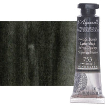 Cargar imagen en el visor de la galería, Acuarela L'Aquarelle Sennelier 10 ml 753 Negro de Humo S1