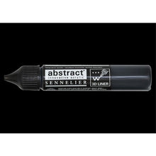 Cargar imagen en el visor de la galería, Acrílico Abstract 3D Liners Sennelier 759 Negro de Marte 27 ml