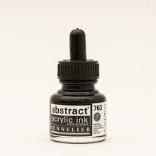 Cargar imagen en el visor de la galería, Tinta Acrílica Abstract Sennelier 763 Negro carbón 30 ml