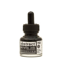 Cargar imagen en el visor de la galería, Tinta Acrílica Abstract Sennelier 763 Negro carbón 30 ml