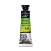 Cargar imagen en el visor de la galería, Acuarela L'Aquarelle Sennelier 10 ml 805 Verde Cromo Claro S1