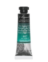 Cargar imagen en el visor de la galería, Acuarela L'Aquarelle Sennelier 10 ml 807 Verde Cromo Oscuro S1
