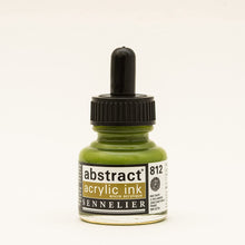 Cargar imagen en el visor de la galería, Tinta Acrílica Abstract Sennelier 812 Verde amarillo oliva 30 ml