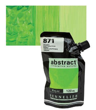 Cargar imagen en el visor de la galería, Acrílico Abstract Sennelier 871 Verde Amarillo Pouch 120 ml