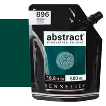 Cargar imagen en el visor de la galería, Acrílico Abstract Sennelier 896 Verde Ftalo Pouch 500 ml