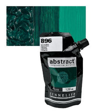 Cargar imagen en el visor de la galería, Acrílico Abstract Sennelier 896 Verde Ftalo Pouch 120 ml