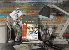 Cargar imagen en el visor de la galería, Album C Ágrain Canson A4 (21 x 29.7 cm) 224 gr Blanco Natural
