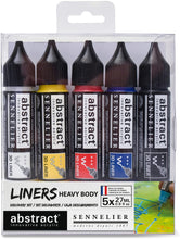 Cargar imagen en el visor de la galería, Acrílico Abstract  Set Discovery 3D Liners Sennelier (5 tubos 27 ml)